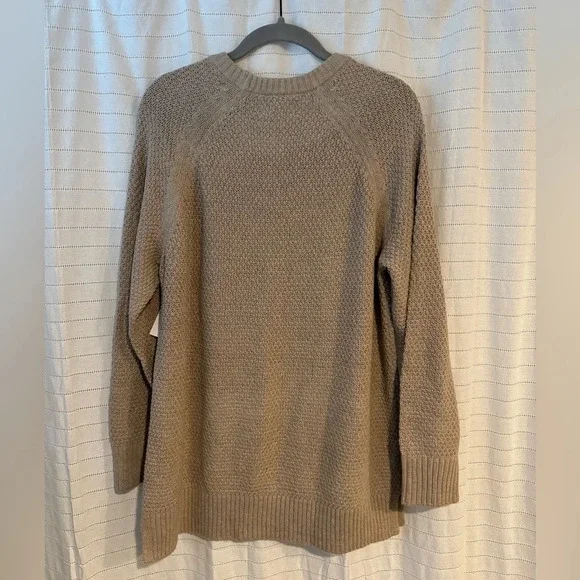 NWT Old Navy Taupe Crew Neck Sweater - Picture 4 of 5